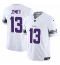 Men's Minnesota Vikings #13 Daniel Jones White 2024 F U S E Winter Warrior Limited Stitched Jersey