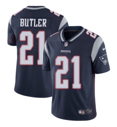 Youth Nike New England Patriots #21 Malcolm Butler Navy Blue Team Color Vapor Untouchable Limited Player NFL Jersey