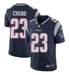 Men's Nike New England Patriots #23 Patrick Chung Navy Blue Team Color Vapor Untouchable Limited Player NFL Jersey