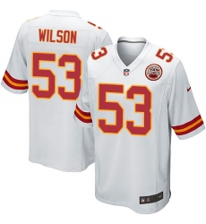 Men's Nike Kansas City Chiefs #53 Ramik Wilson Game White NFL Jersey