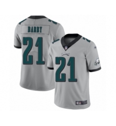 Men's Philadelphia Eagles #21 Ronald Darby Limited Silver Inverted Legend Football Jersey