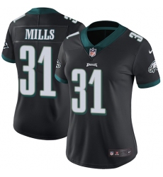Women's Nike Philadelphia Eagles #31 Jalen Mills Black Alternate Vapor Untouchable Limited Player NFL Jersey
