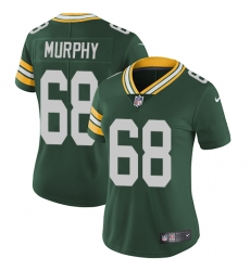 Women's Nike Green Bay Packers #68 Kyle Murphy Green Team Color Vapor Untouchable Elite Player NFL Jersey