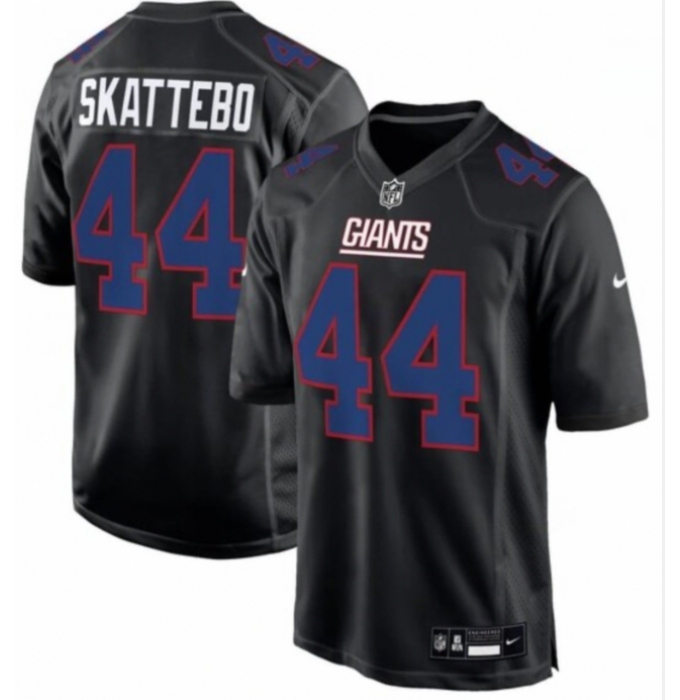 Men's New York Giants #44 Cam Skattebo Black Vapor Limited Stitched NFL Jersey