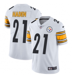 Men's Nike Pittsburgh Steelers #21 Joe Haden White Vapor Untouchable Limited Player NFL Jersey