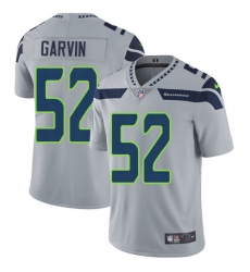 Men's Nike Seattle Seahawks #52 Terence Garvin Grey Alternate Vapor Untouchable Limited Player NFL Jersey