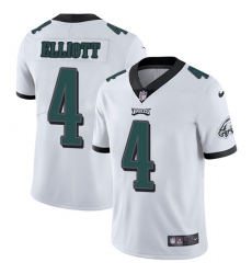Youth Nike Philadelphia Eagles #4 Jake Elliott White Vapor Untouchable Limited Player NFL Jersey