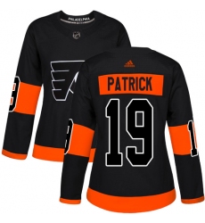 Women's Adidas Philadelphia Flyers #19 Nolan Patrick Premier Black Alternate NHL Jersey