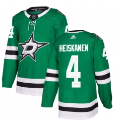 Youth Adidas Dallas Stars #4 Miro Heiskanen Premier Green Home NHL Jersey
