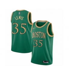Women's Boston Celtics #35 Reggie Lewis Swingman Green Basketball Jersey - 2019 20 City Edition