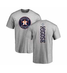 MLB Nike Houston Astros #26 Anthony Gose Ash Backer T-Shirt