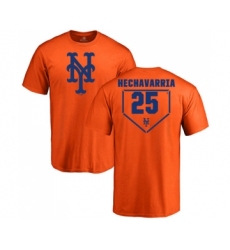 Baseball New York Mets #25 Adeiny Hechavarria Orange RBI T-Shirt
