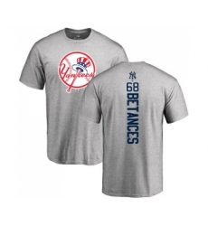 MLB Nike New York Yankees #68 Dellin Betances Ash Backer T-Shirt