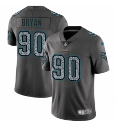 Men's Nike Jacksonville Jaguars #90 Taven Bryan Gray Static Vapor Untouchable Limited NFL Jersey