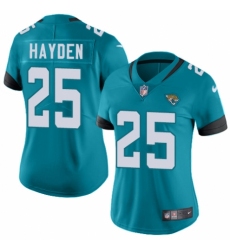 Women's Nike Jacksonville Jaguars #25 D.J. Hayden Black Alternate Vapor Untouchable Limited Player NFL Jersey