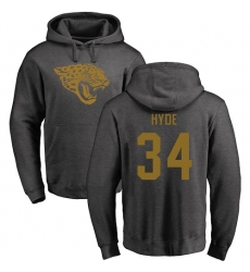 NFL Nike Jacksonville Jaguars #34 Carlos Hyde Ash One Color Pullover Hoodie