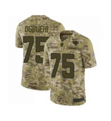 Men's Jacksonville Jaguars #75 Cedric Ogbuehi Limited Camo 2018 Salute to Service Football Jersey