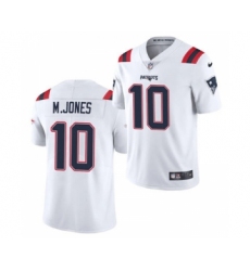 Men's New England Patriots #10 Mac Jones White 2021 Vapor Untouchable Limited Jersey Men's New England Patriots #10 Mac Jones White 2021 Vapor Untouchable Limited Jersey