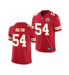 Men's Kansas City Chiefs #54 Nick Bolton Red 2021 Draft Limited Stitched Football Jersey