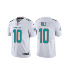 Men’s Miami Dolphins #10 Tyreek Hill White Vapor Untouchable Limited Stitched Football Jersey