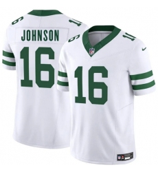 Men's New York Jets #16 Tyler Johnson White 2025 F.U.S.E. Vapor Untouchable Limited Football Stitched Jersey