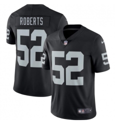 Men's Las Vegas Raiders #52 Elandon Roberts Black 2025 Vapor Football Stitched Jersey