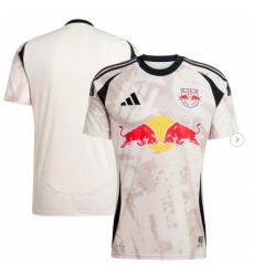 Men New York Red Bulls adidas Tan 2025 Stone Kit Replica Jersey