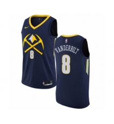 Youth Nike Denver Nuggets #8 Jarred Vanderbilt Swingman Navy Blue NBA Jersey - City Edition