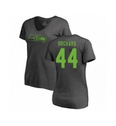 Football Women's Seattle Seahawks #44 Nate Orchard Ash One Color T-Shirt
