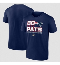 Men's New England Patriots Navy 2025 AFC Champions Hometown T-Shirt