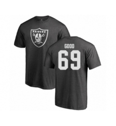 Football Oakland Raiders #69 Denzelle Good Ash One Color T-Shirt