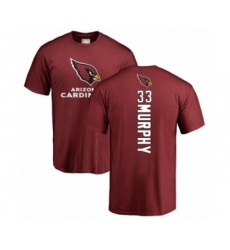 Football Arizona Cardinals #33 Byron Murphy Maroon Backer T-Shirt