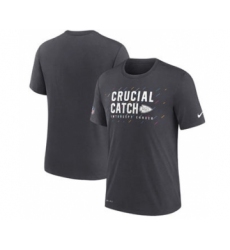 Men's Kansas City Chiefs Charcoal 2021 Crucial Catch Performance T-Shirt