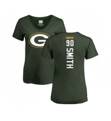 Football Women's Green Bay Packers #90 Za'Darius Smith Green Backer T-Shirt