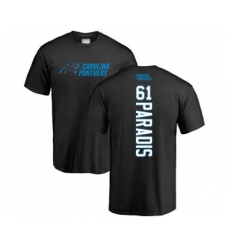 Football Carolina Panthers #61 Matt Paradis Black Backer T-Shirt