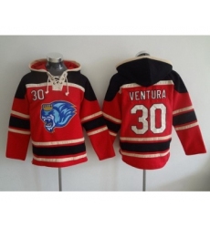 Men's Kansas City Royals #30 Yordano Ventura Red MLB Baseball Hoodie