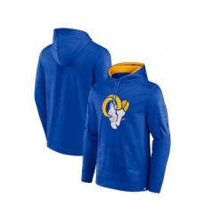 Men's Los Angeles Rams Royal On The Ball Pullover Hoodie