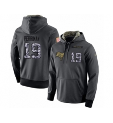 Football Men's Tampa Bay Buccaneers #19 Breshad Perriman Stitched Black Anthracite Salute to Service Player Performance Hoodie