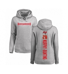 Football Women's Tampa Bay Buccaneers #26 Sean Murphy-Bunting Ash Backer Pullover Hoodie
