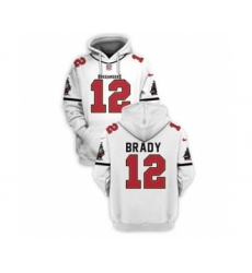 Men's Tampa Bay Buccaneers #13 Mike Evans 2021 White Pullover Football Hoodie