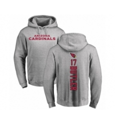 Football Arizona Cardinals #17 Hakeem Butler Ash Backer Pullover Hoodie