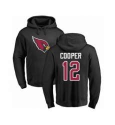 NFL Nike Arizona Cardinals #12 Pharoh Cooper Black Name & Number Logo Pullover Hoodie