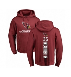 NFL Nike Arizona Cardinals #35 D.J. Swearinger SR Maroon Backer Pullover Hoodie