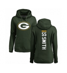 Football Women's Green Bay Packers #55 Za'Darius Smith Green Backer Hoodie
