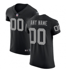 Men's Oakland Raiders Nike Black Vapor Untouchable Custom Elite Jersey