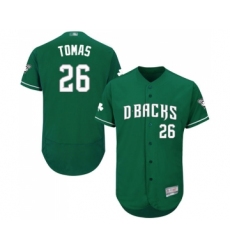 Men's Arizona Diamondbacks #26 Yasmany Tomas Green Celtic Flexbase Authentic Collection Baseball Jersey