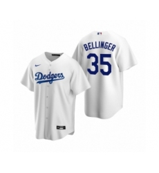 Men's Los Angeles Dodgers #35 Cody Bellinger Nike White Replica Home Jersey
