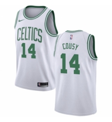Women's Nike Boston Celtics #14 Bob Cousy Authentic White NBA Jersey - Association Edition