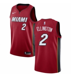 Youth Nike Miami Heat #2 Wayne Ellington Swingman Red NBA Jersey Statement Edition