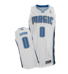 Men's Adidas Orlando Magic #0 Aaron Gordon Authentic White Home NBA Jersey